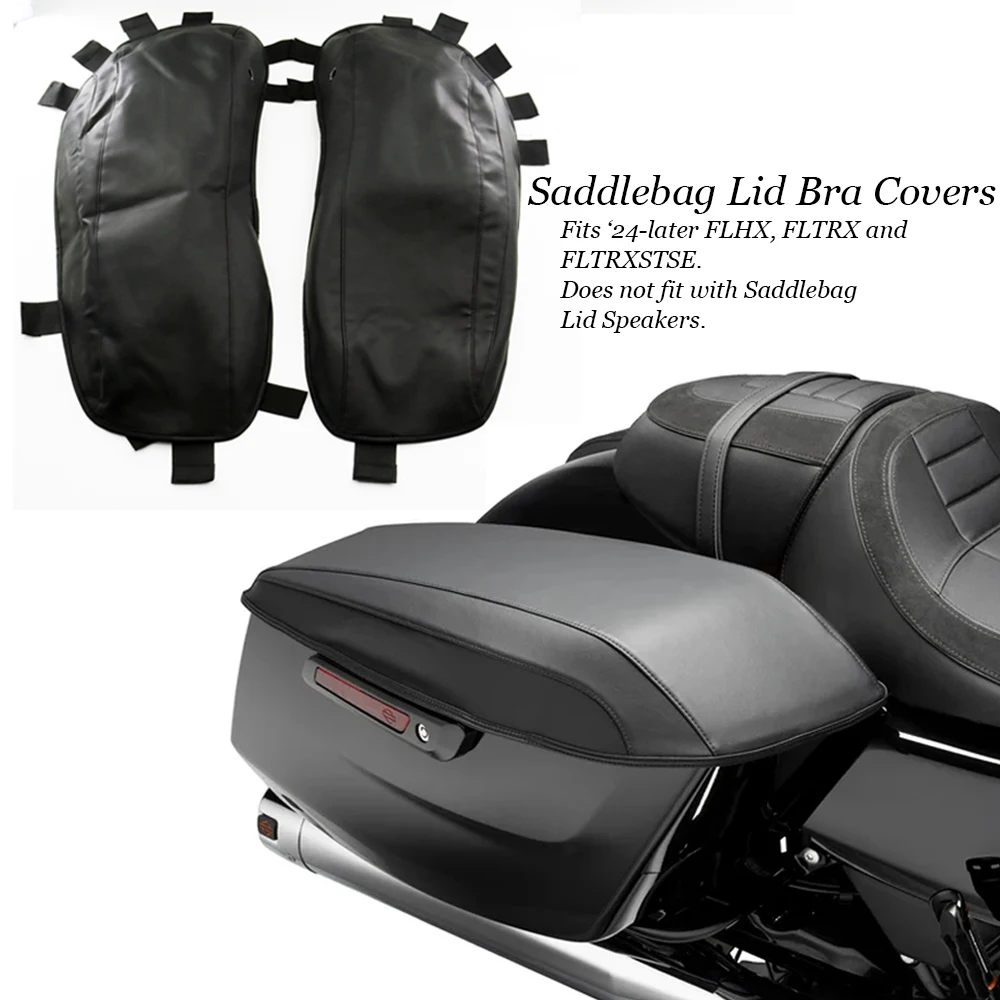 Harley Travel Motorcycle Waterproof Saddle Bag Cover Audio Speaker Cover Shell CVO 121 Street Gliding FLHXSE Rain Dust