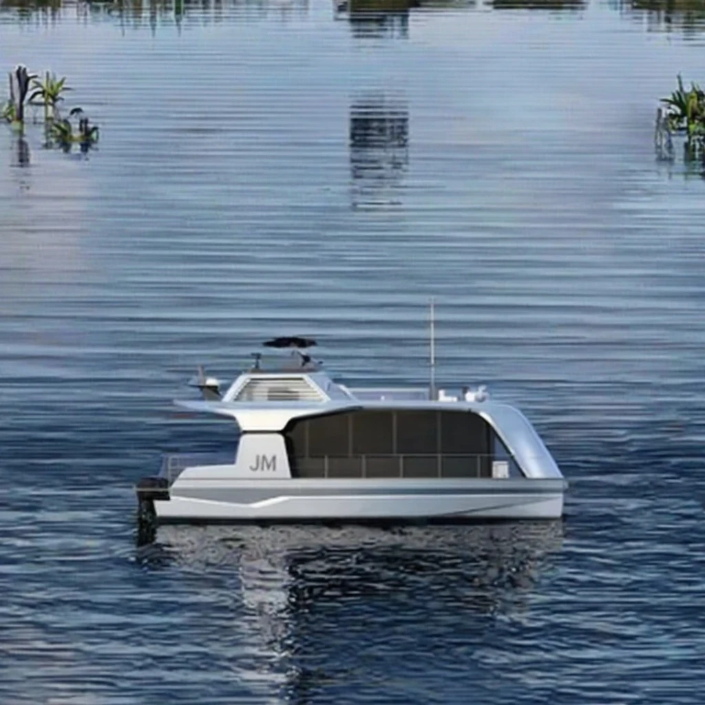 Commercial Luxury Large Passenger Ships Fast Ferry  Fiberglass  Vessel for Entertainment Sightseeing Cruising