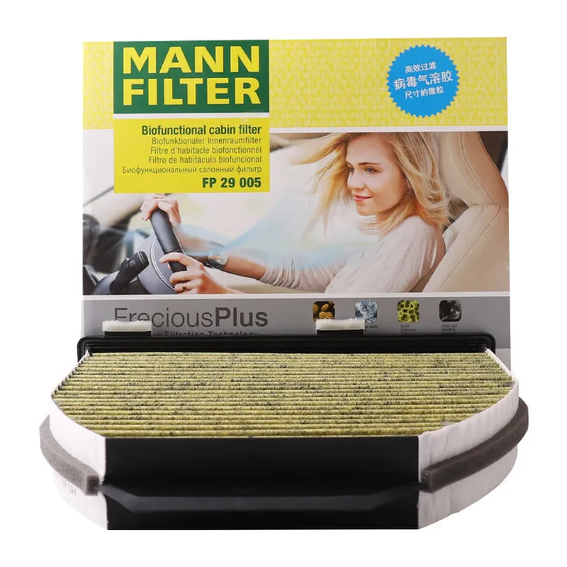 

MANN FILTER FP29005 Фильтр салона для MERCEDES-BENZ AMG GT CLS C-Class (W204 C204 S204) E GLK SL A2128300318 A2128300118