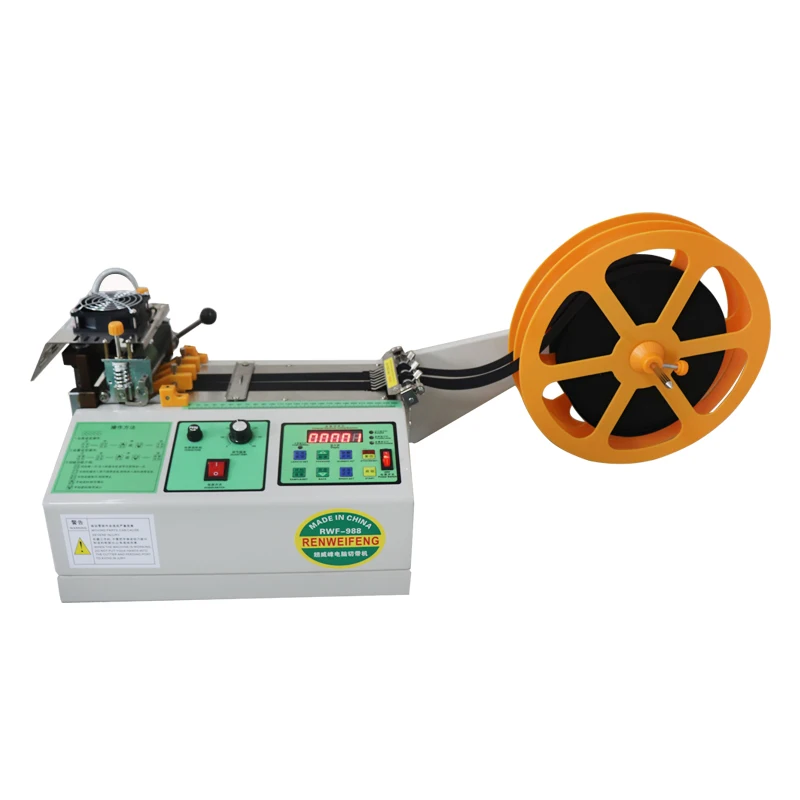 

Hot and Cold Belt Cutting Machine Ribbon High Speed Cutting Elastic Belt Breaking Machine Zipper Automatic