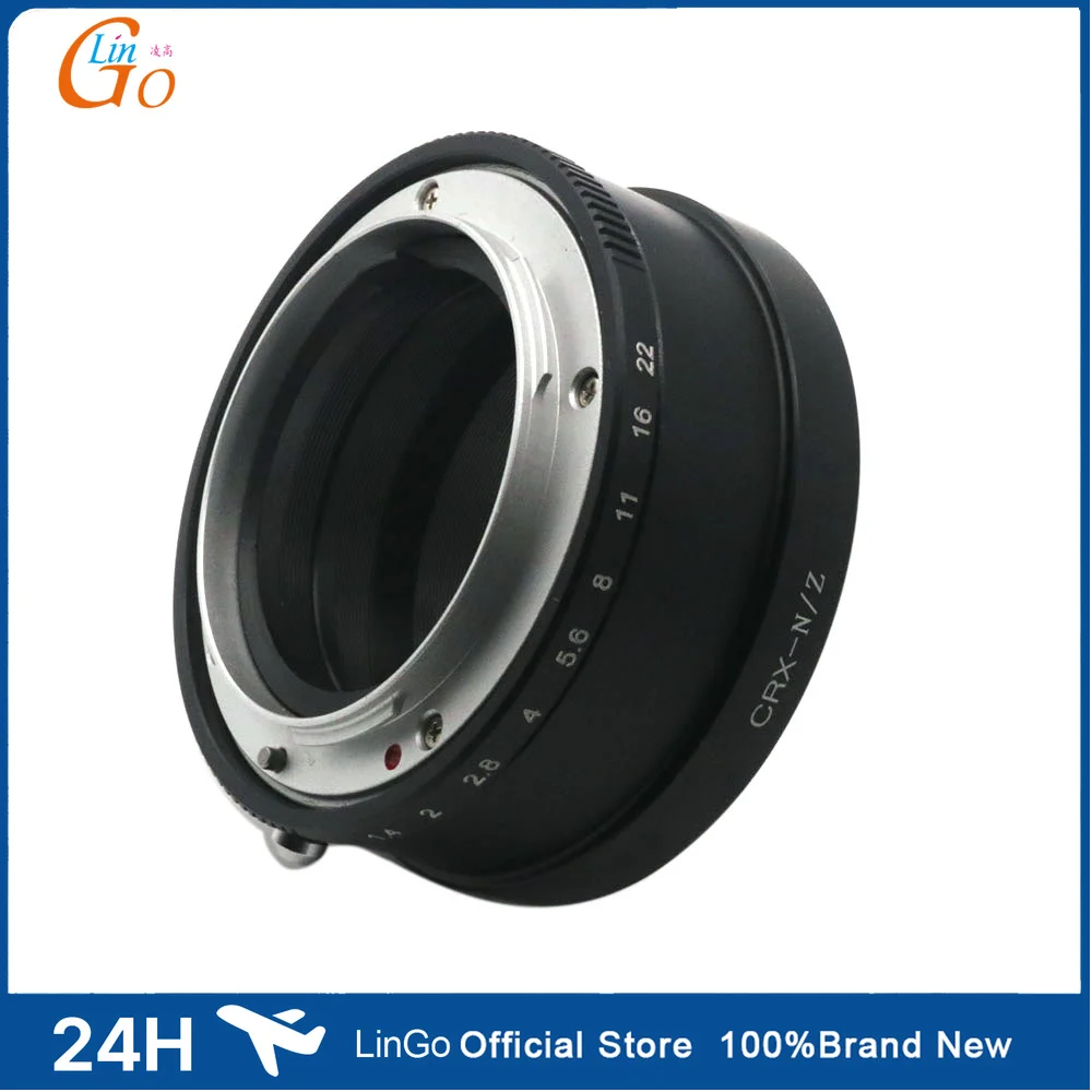 LinGo Mount Adapter Ring for CONTAREX Lens for Nikon Z6 Z7 Mount Camera Full-frame Lens Adapter for CRX-N/ Z