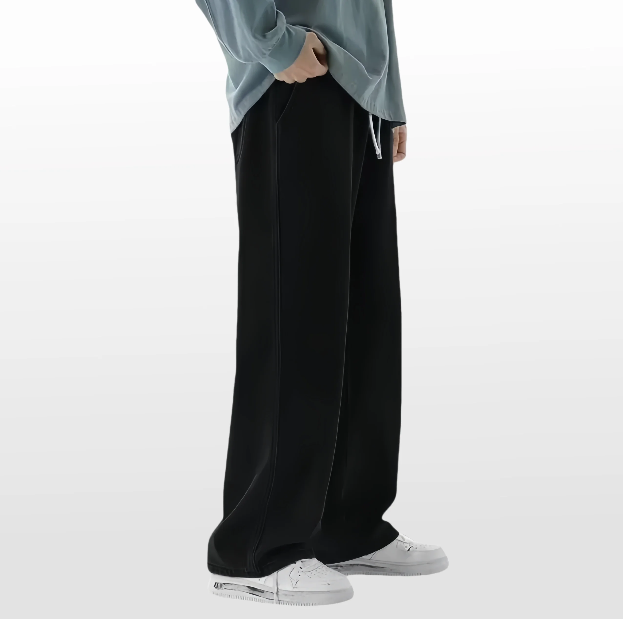 5 ألوان الصيف البور المتعثرة الرجال فضفاض مستقيم الجينز موضة الكورية شارع العليا الدنيم السراويل الشارع الشهير الذكور السراويل ﻿