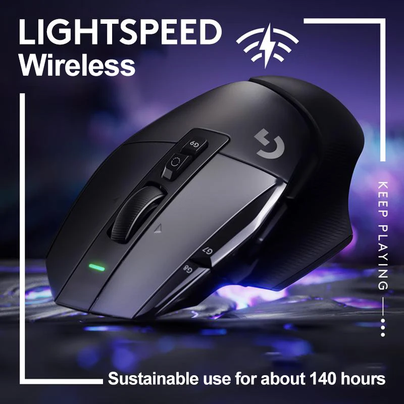 Logitech G502 X Wireless E-sports Gaming Mouse HERO 25K Sensor LIGHTSPEED Hybrid Microswitch Ergonomic 2.4G Rechargeable Mice