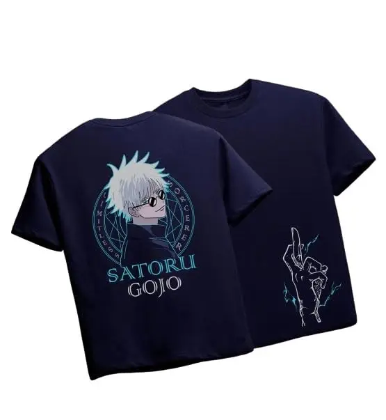 

2026 Summer Jujutsu Kaisen Retro Cosplay T-shirt Men's Super Casual Cotton Printed Short-sleeved Unisex Children's Sports Shirt