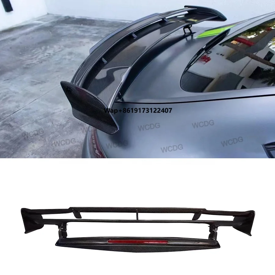 

Carbon Fiber Pro Style Rear Wing for Amg GT GTS GTR Double Layer Rear Spoiler Tail Wings Car Body Kit