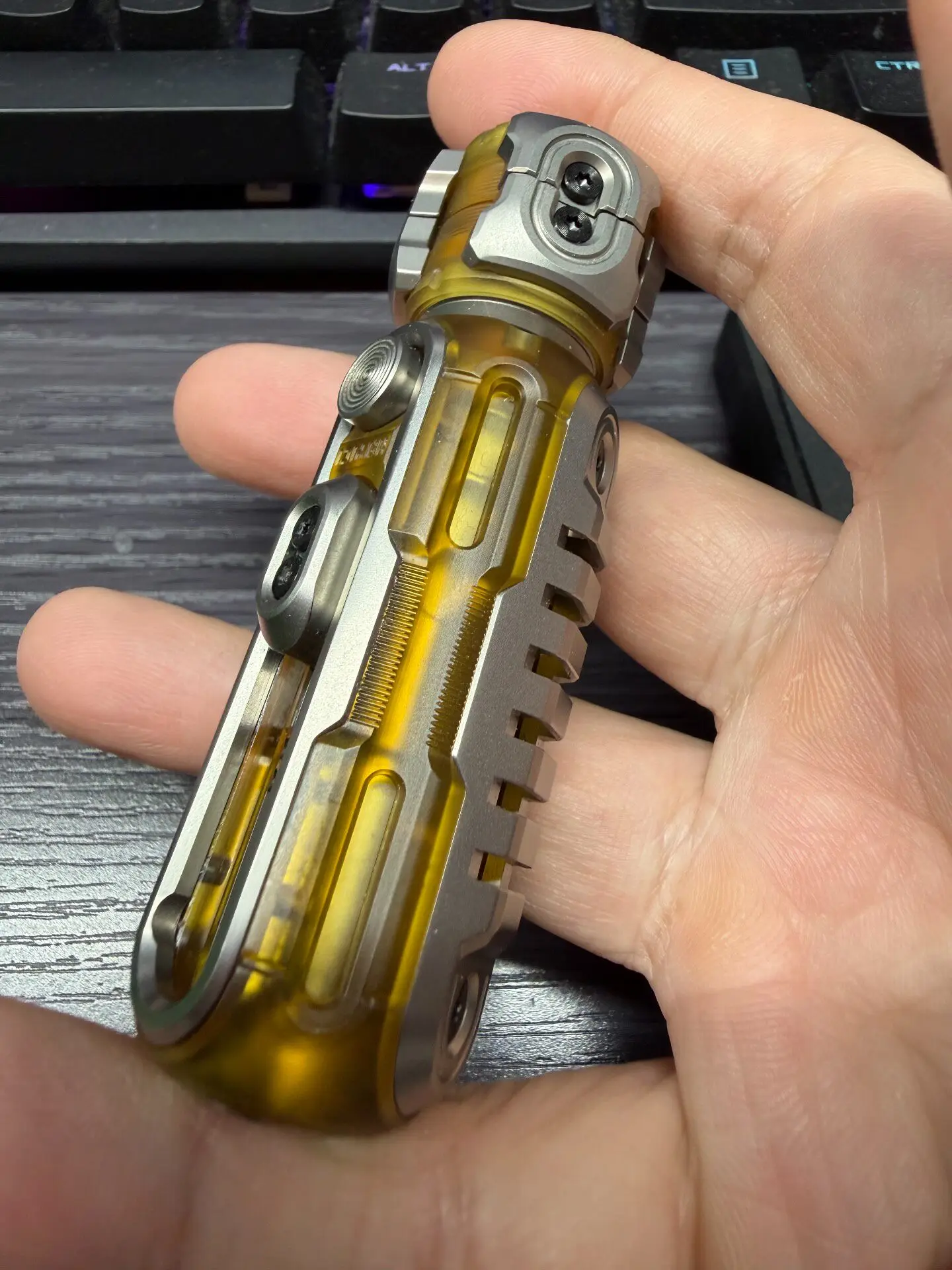 Used EDC South Sakura Banner NAYICI Heavy Gunner + Concussion Particle Pei Sandblasting Set Edc Limited