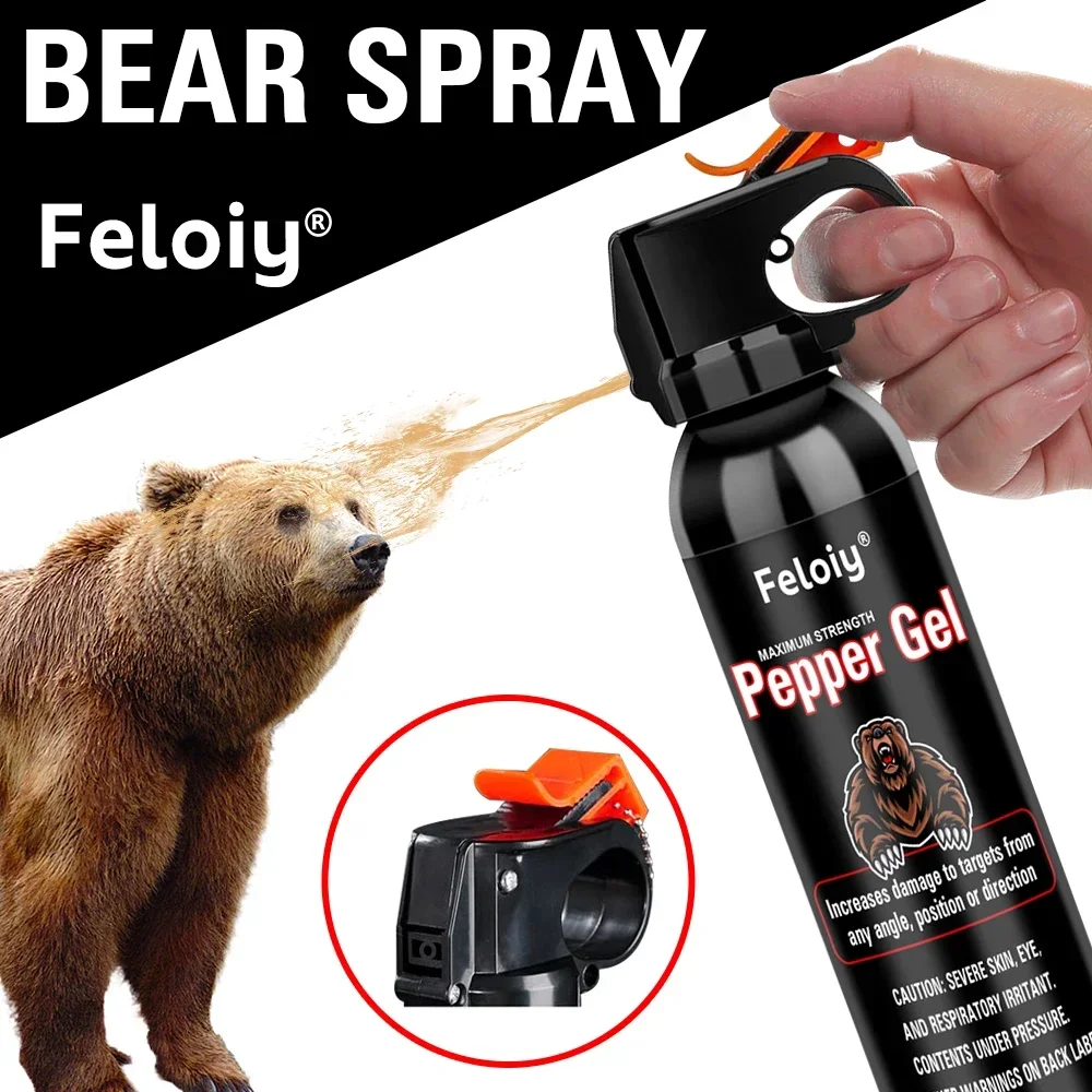 470ml bear spray self-defense super strength deterrent camping hiking