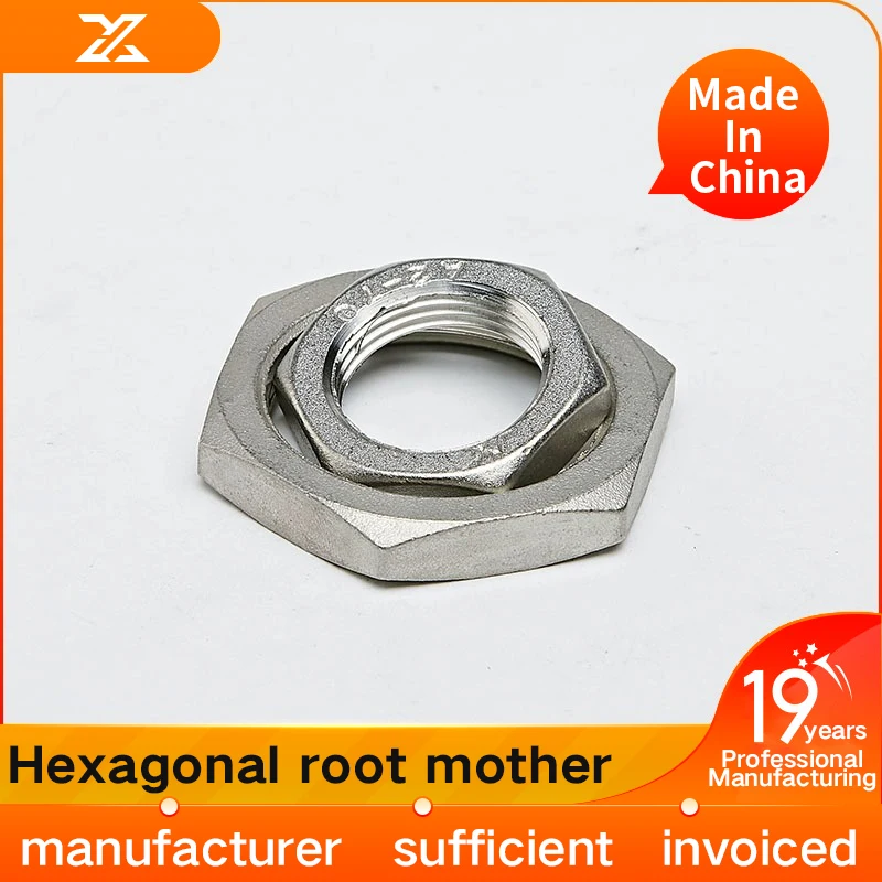 304 stainless steel root nut inch parallel nut