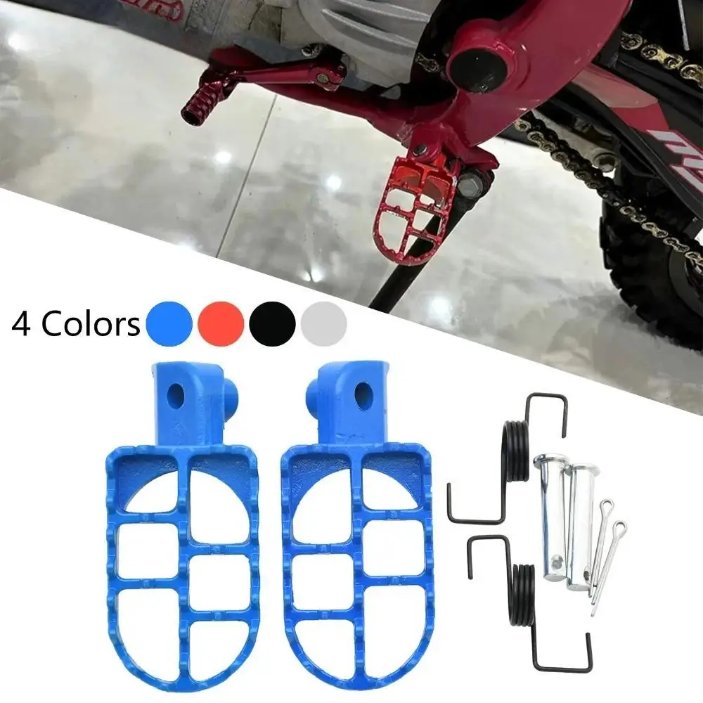 Motorcycle Parts Foot Pegs Pedals for Suzuki Yamaha DL650 PW50 80 TW200 Moto Dirt Pit Bike Motocross Modified Accessories Enduro