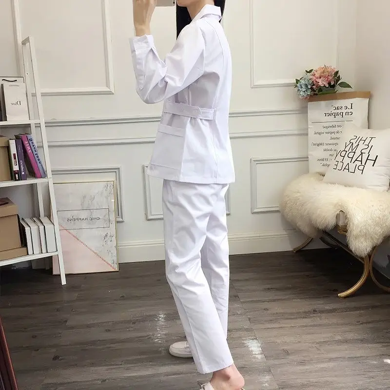 Hospital Staff Scrubs Set Nursing Uniform For Male Dental Clinic Supplies Nurse Women Uniforms Long Sleeve Shirt and Pants