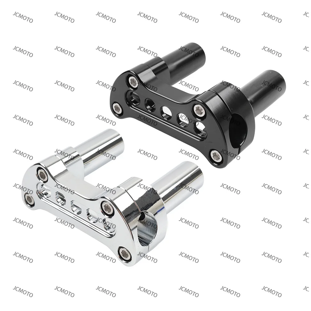 Accessories 3.5" Handlebar Riser & Top Clamp For Harley Dyna Softail Sportster Street bob