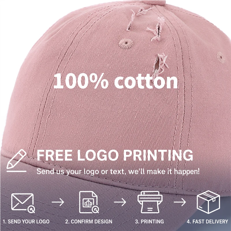 หมวกเบสบอลสไตล์เรโทรพร้อมโลโก้ - Embroidery Design Logo บทวิจารณ์และราคา