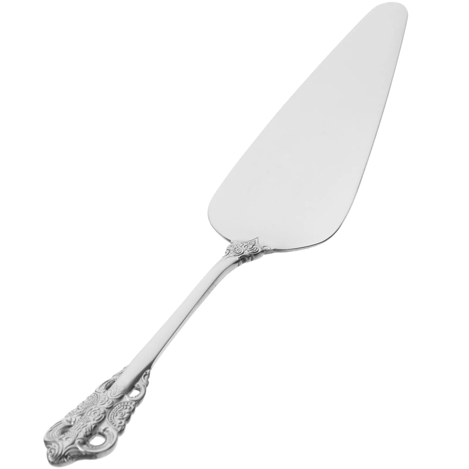 

Trowel Biscuits Cake Spatula Server with Handle Decorate Dessert Cheesecake Slicer Silver Icing Bride