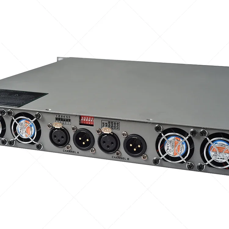 2x3500W Professional 1U Digital Widely Voltage Power Amplifier