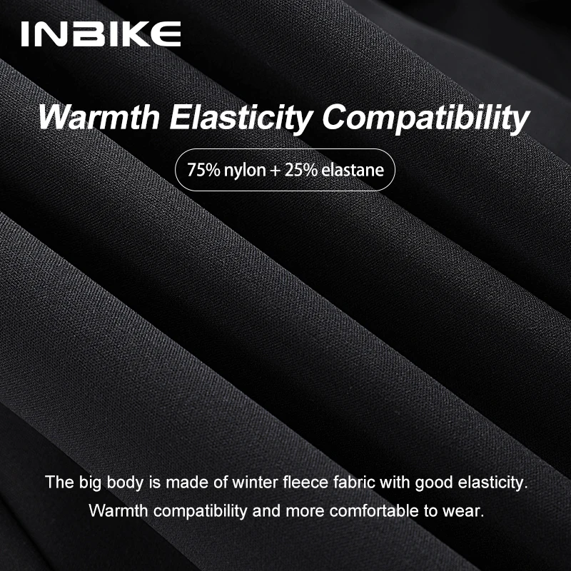 INBIKE Winter Women\'s Professional Cycling Pants Padded Bicycle Trousers Warm Fleece Road Bike Riding Tights with Side Pockets