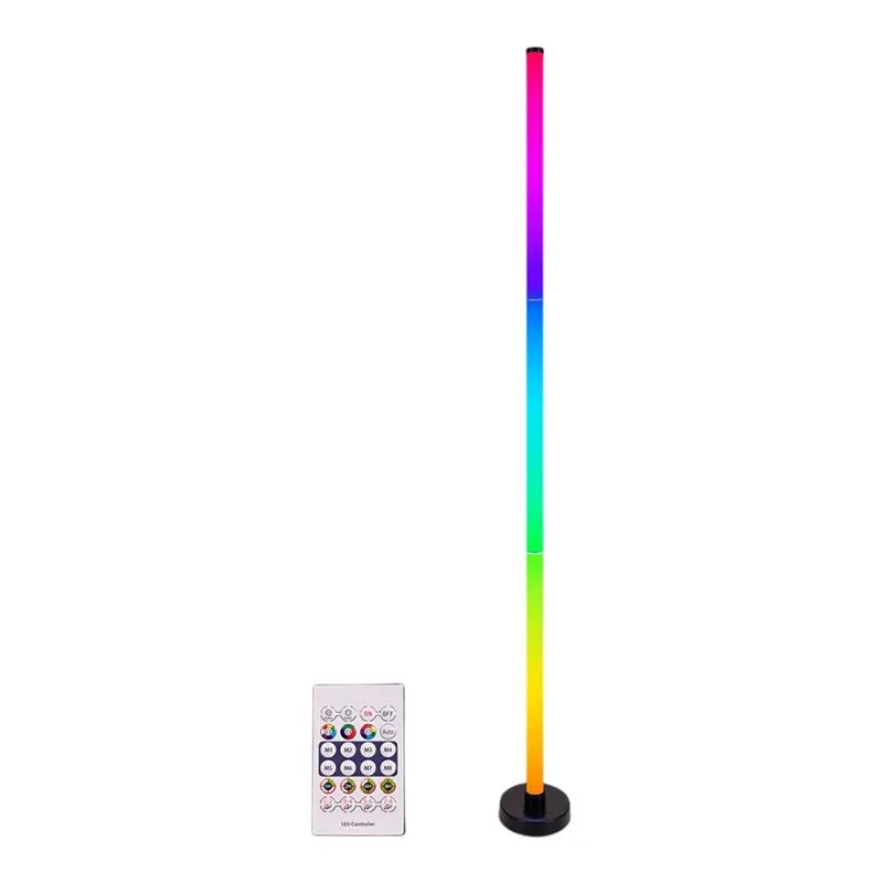 

Умный напольный светильник ABKP с регулируемой яркостью, светодиодная лампа RGB, управление через приложение, современный торшер для создания атмосферы