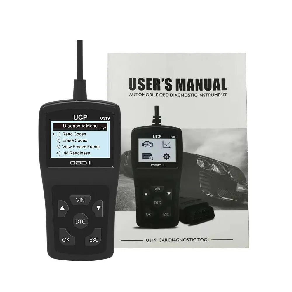 U319 Code Reader car diagnostic tool for 1996 and newer obd vehicles