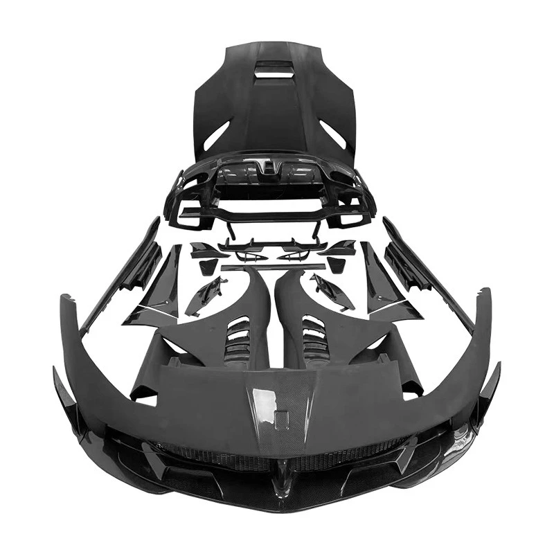 Front bumper rear lip flap large tail side skirt cover