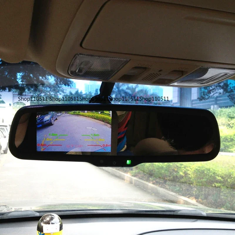 

Factory-supplied high-quality 4.3-inch car rearview mirror LCD display with custom stand, suitable for original mirrors
