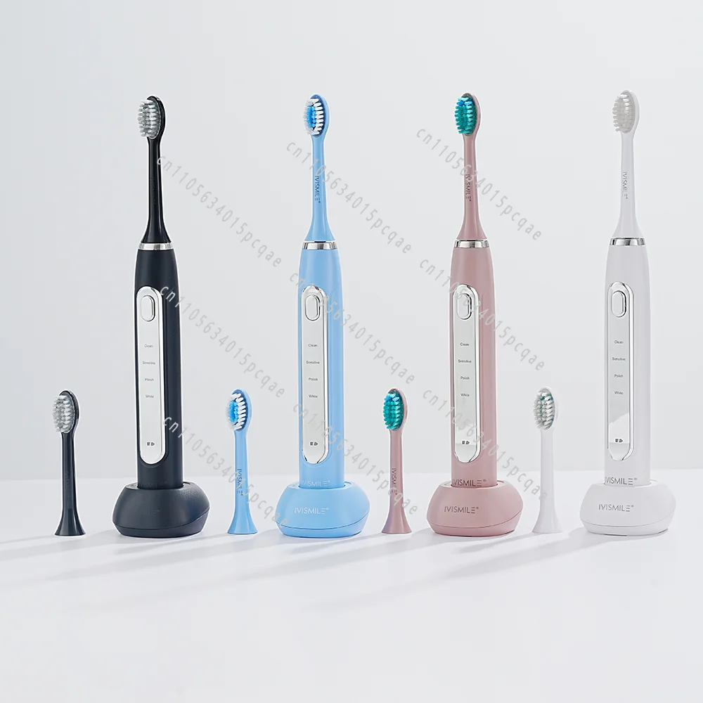 IPX7 Waterproof Cleaning Whitening Smart Toothbrush 4 Modes Household Electric Toothbrush and Tooth Cleaner