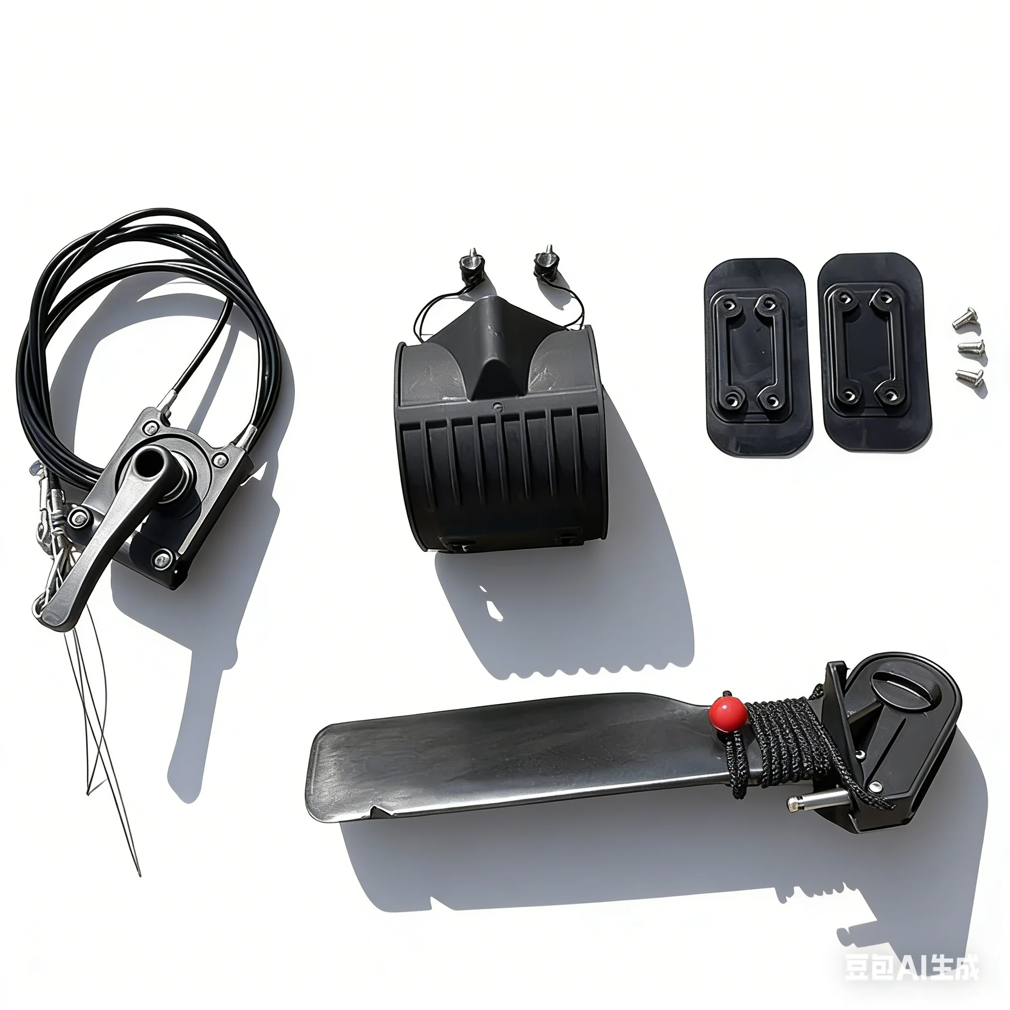 STLF SUP Inflatable Paddle Board Tail Rudder Steering System Control Kit Direction Control Accessories