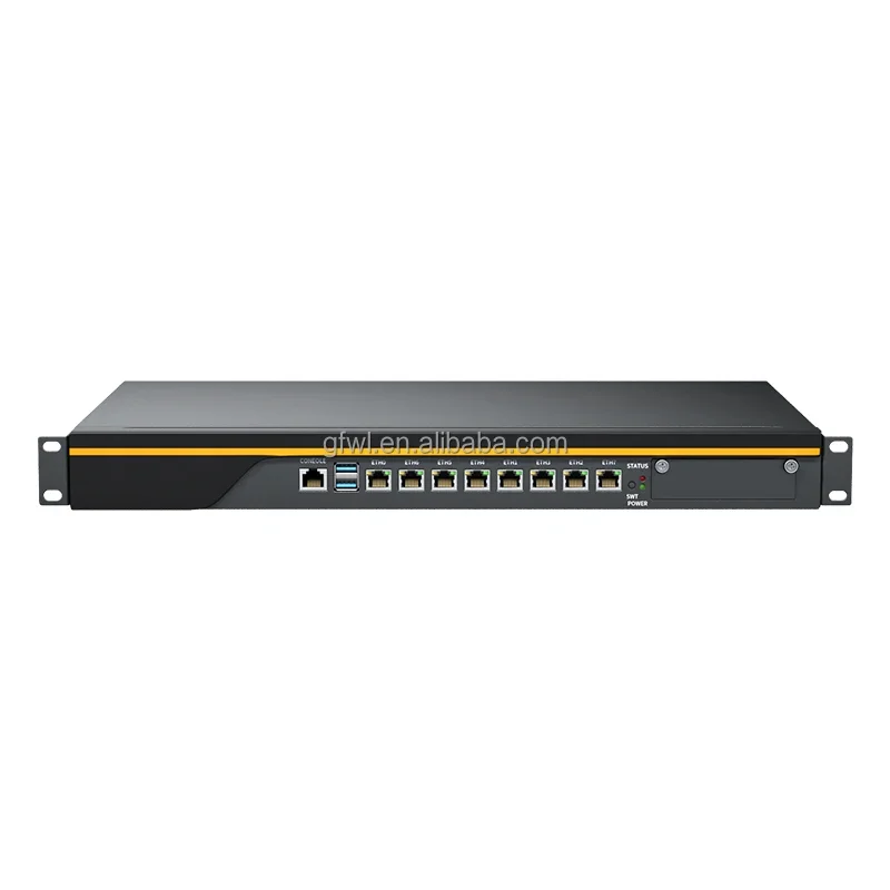 Guanfeng H170 Firewall PC | I7 9700 16GB DDR4 256GB SSD 1 PCIE x 8 1 Mini-PCIE 8 Lan | Server 1U Firewall pfSense PC