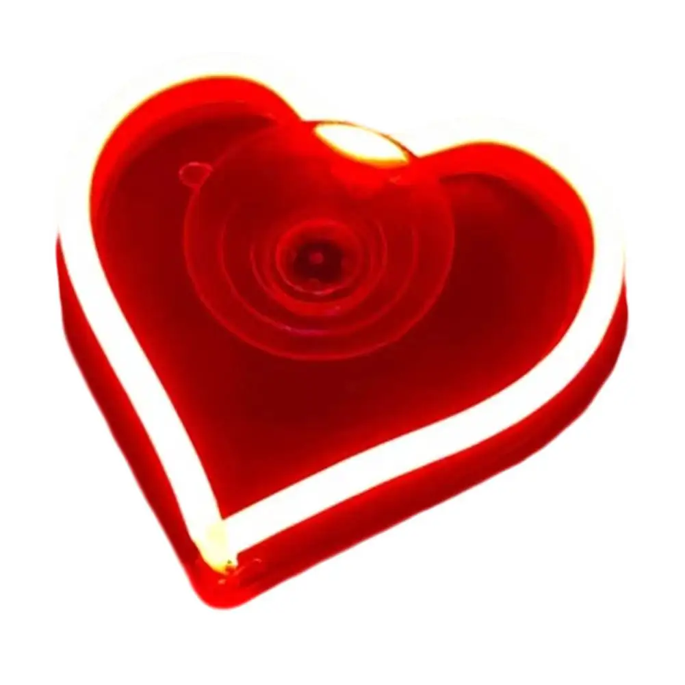 نافذة السيارة المثلثة الحب أضواء النيون النافذة الخلفية ضوء النيون الإضاءة الداخلية النافذة الخلفية أضواء النيون اكسسوارات السيارات