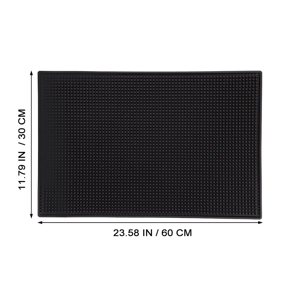 PVC Non-Slip Bar Mat – Thick Heat-Resistant Spill & Drying Pad for Kitchen, Bar, Fruits, Vegetables