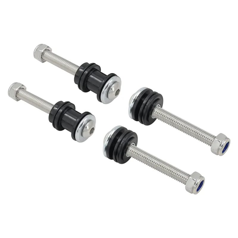 AB61-Detachable Sissy Bar Rack Mounting Screw Motorcycle Backrest Docking Hardware Kit For Sportster XL 883 1200 04-24