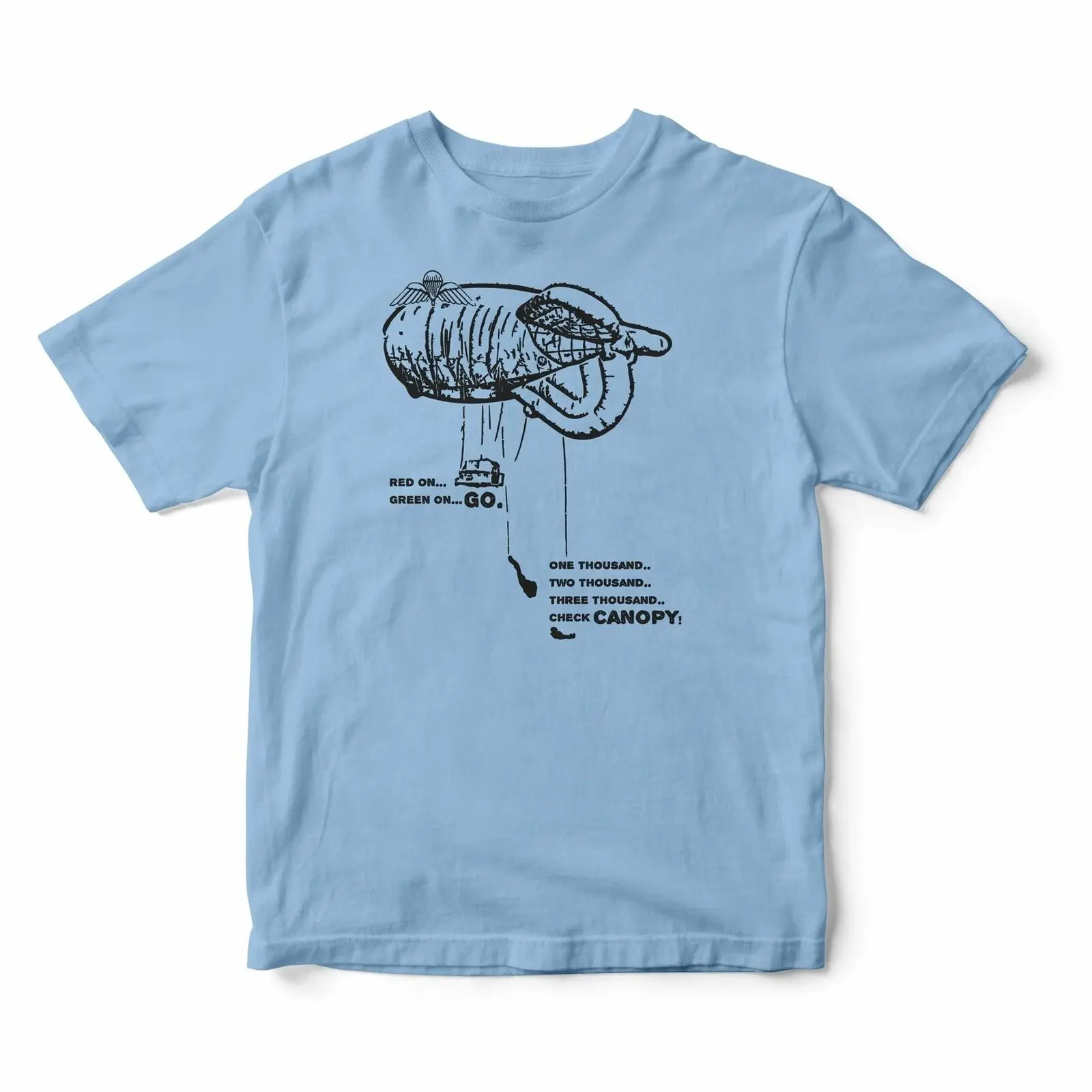 Футболка British Airborne Forces The Paras Paratroopers The Balloon jump