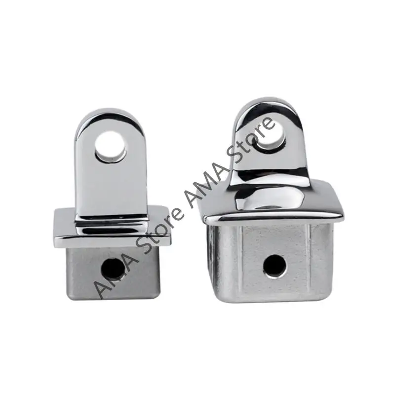 

X7JF 28 мм/32 мм скользящая крышка из нержавеющей стали, морской бимини, фитинг для тента, квадратная трубка, верхняя крышка с