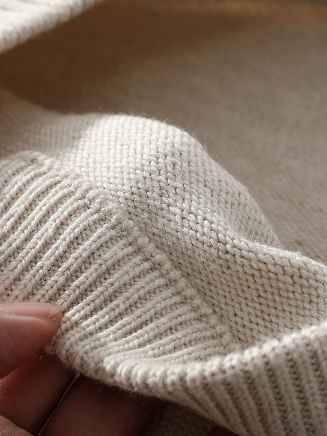 Soft Skin-Friendly Men's Knitted High Twist Core-Spun Yarn Casual round Ne Sweater Trendy Autumn Winter Polyester Fiber