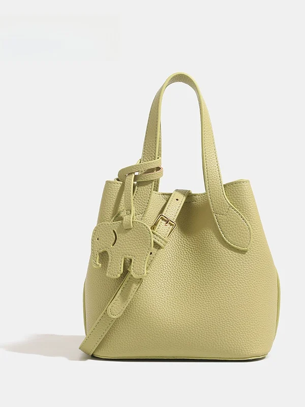 

Повседневная женская сумка-ведро: модная, универсальная, на плечо, через плечо, для отдыха, простая, средней жесткости