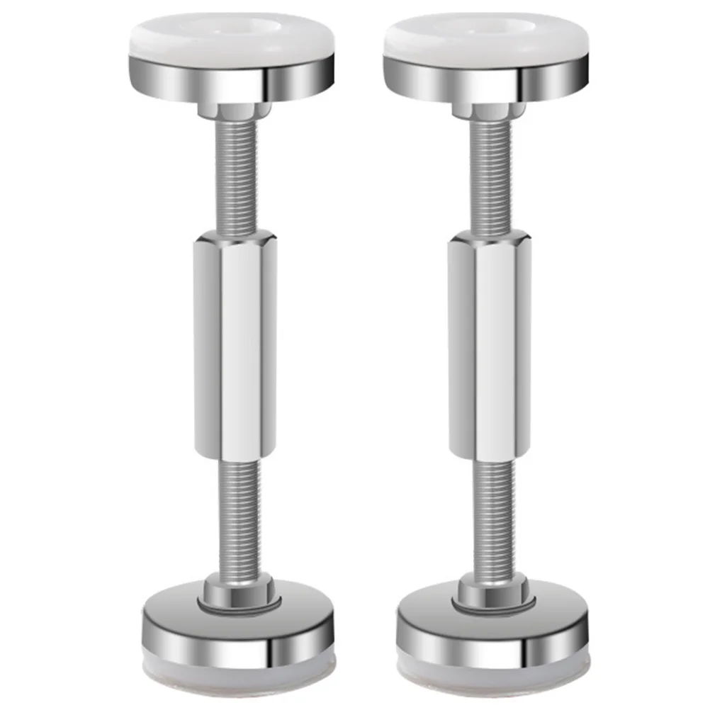 2 قطعة مثبتات سرير من الفولاذ المقاوم للصدأ قابلة للتعديل مثبتات مضادة للانحلاق مضادة للتصادم دعم أداة قوية لغرفة النوم المنزلية #4