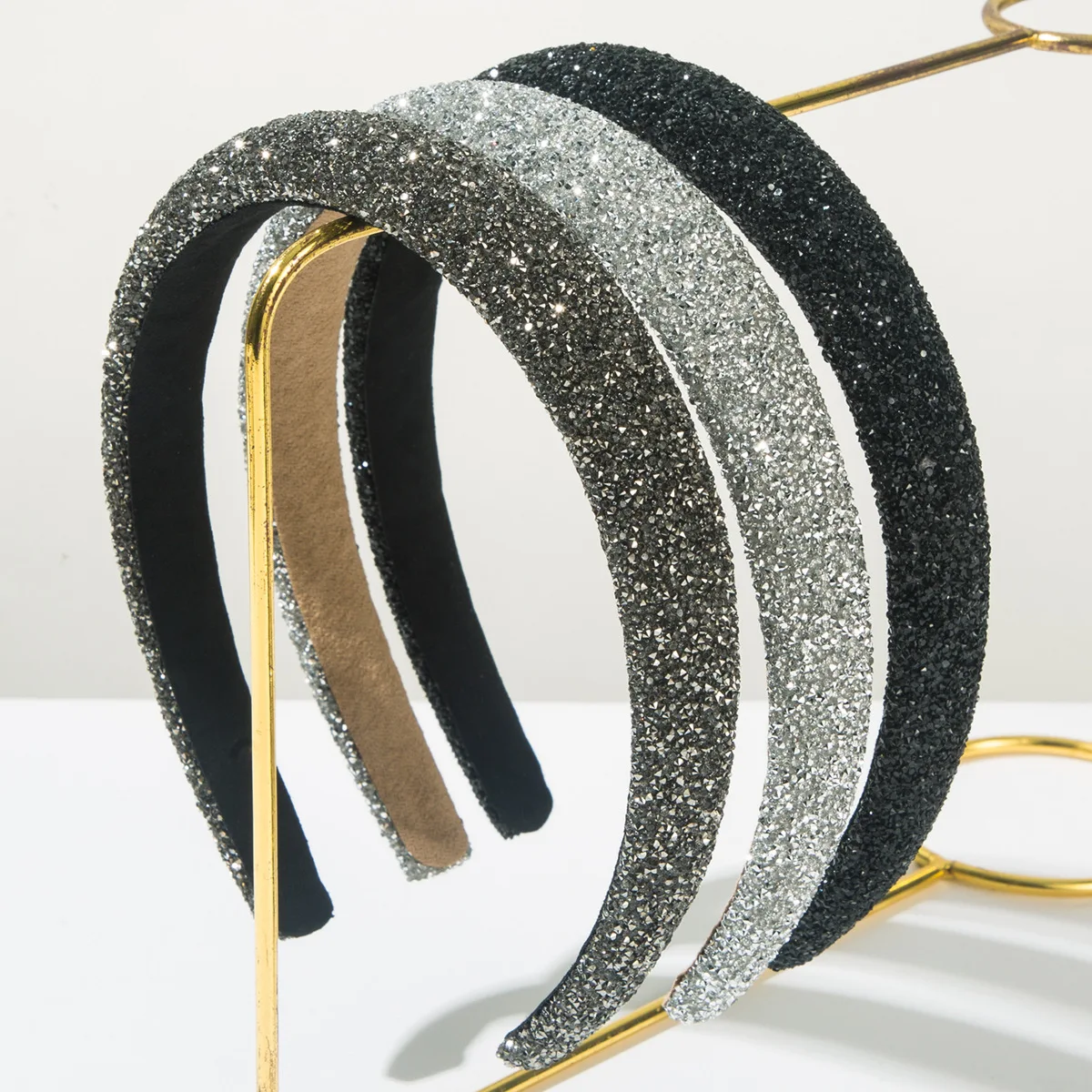 Glitter Sponge Padded Hairband Headband Adult Hair Accessories Hair Jewley