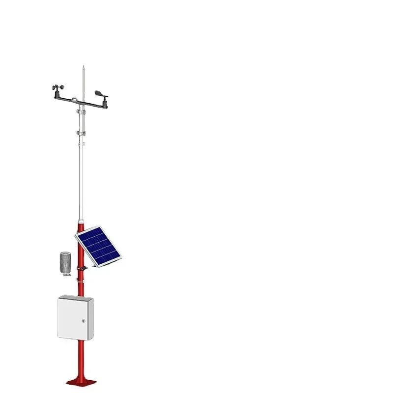 3.5 meters automatic weather station wind speed wind direction temperature humidity atmospheric pressure environment