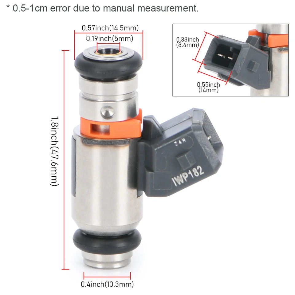 OEM IWP182 Fuel Injector Nozzle For Piaggio Gilera Vespa GT
