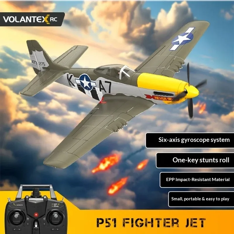 

Olans P51D Mustang Remote Control Airplane Brushless Motor Four Channel Fixed Wing Rc Aircraft For Outdoor Flying Enthusiasts