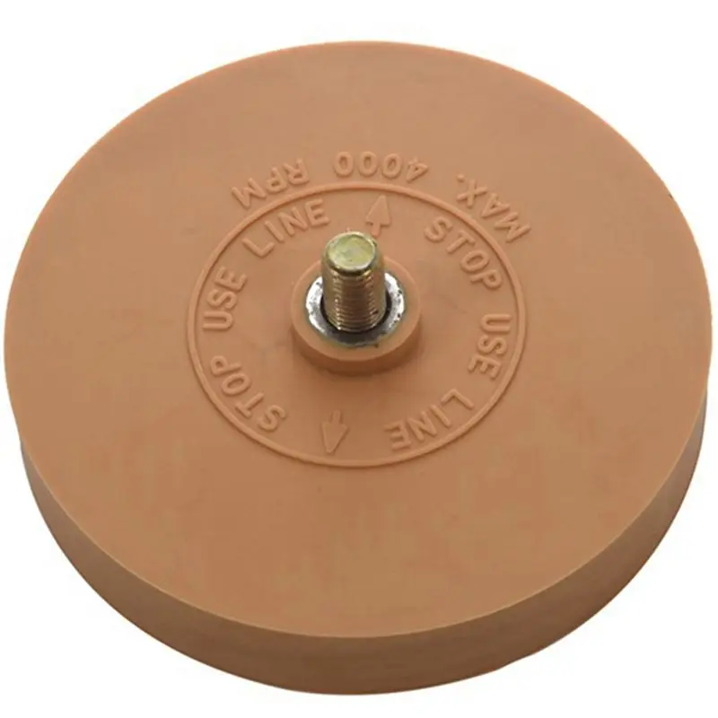 AC88-2X Car Decal Remover Pneumatic Rubber Remover Wheel Film Glue Removal Eraser Scraper Plate Paint Cleaner Polishing Tool