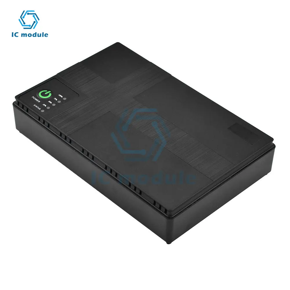 Imagem -06 - Fonte de Alimentação Ininterrupta Mini Ups Bateria de Backup de Lítio-íon 8800mah 10400mah dc 12v 9v 5v Saída Roteador sem Fio