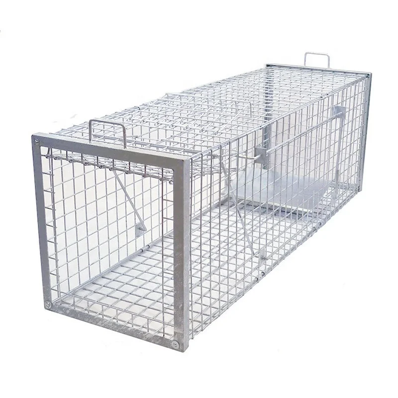 Foldable Steel Trap Cages humane live multi catch animal trap cage large animal trap cage