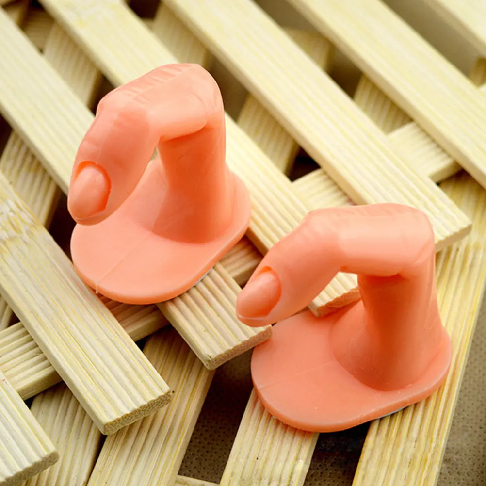 Manicure Practice Fingers Nail Art Training Tool for Acrylic Nail Tips Reusable Salon Beginner Kit
