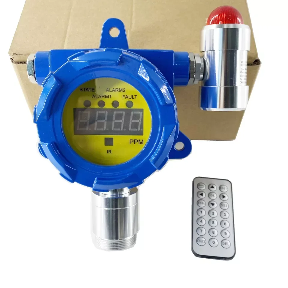 NH3 Ammonia Gas Detector Fixed NH3 Gas Detector NH3 Gas Alarm Monitor 0-100ppm Resolution  0.1/1ppm L-alarm  20ppm