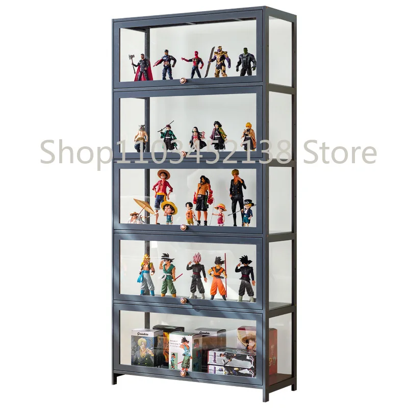 Imagem -04 - Hand-made Acrílico Display Cabinet Showcase Transparente e Dustproof Lego Toy Storage Box Estante Estante