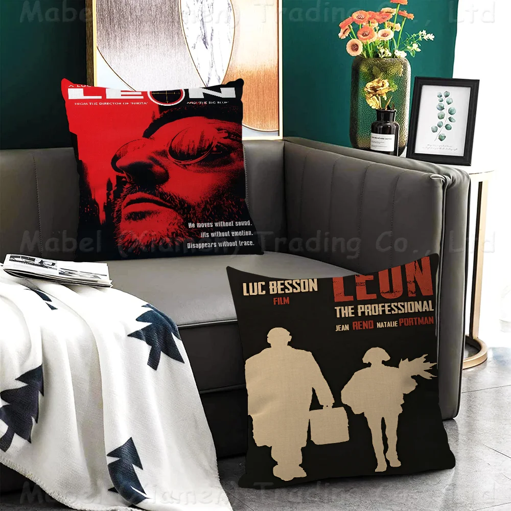 Leon The Professional Pillowcase Toon Gift Cushion Cover Bedroom Home Sofa Chair Seat Decor Pillow Case