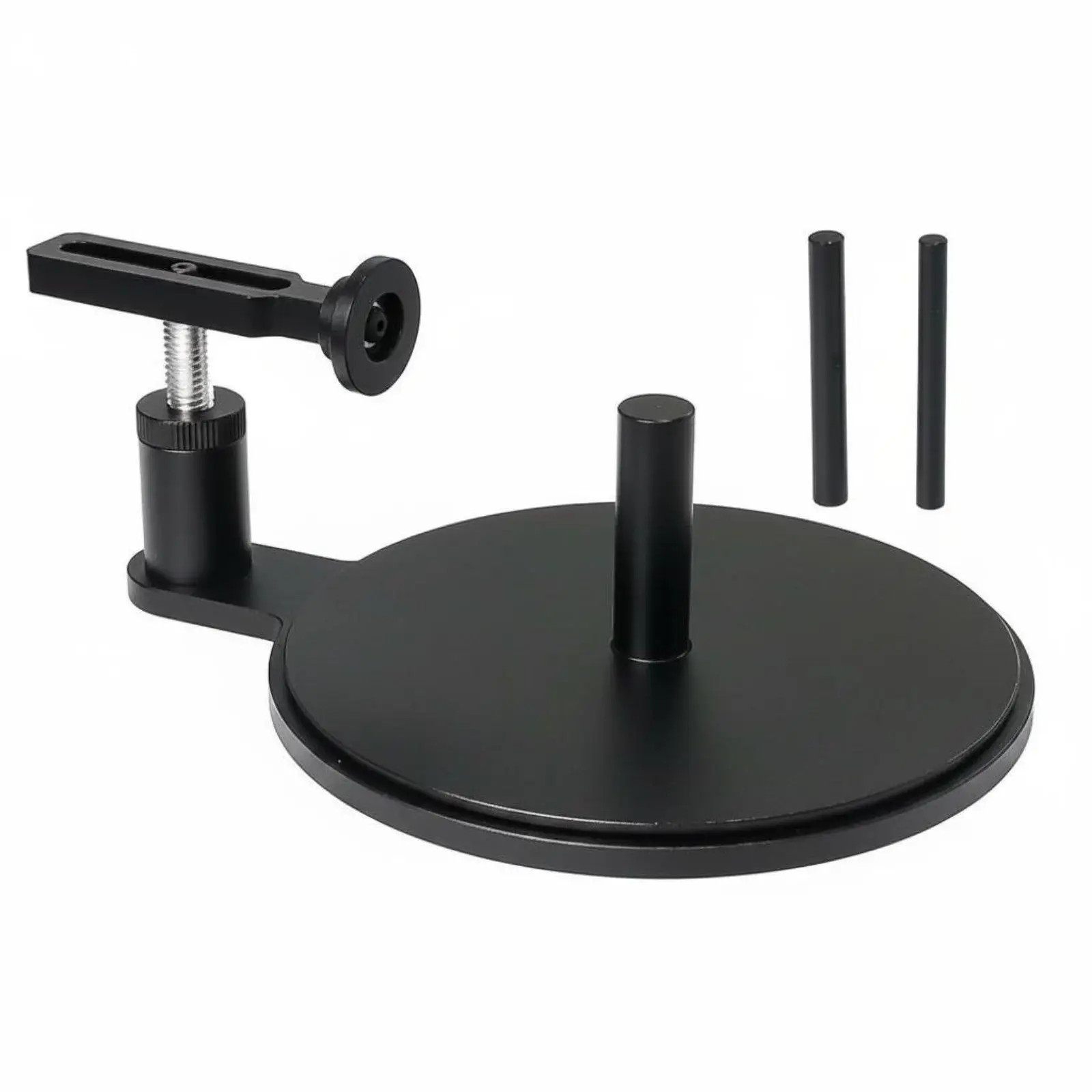 RC Car Tire Adhesion Tool Metal Center Post Adjustable for 1/18 1/8 Scale Monster Truck Wheel Tire Assembly