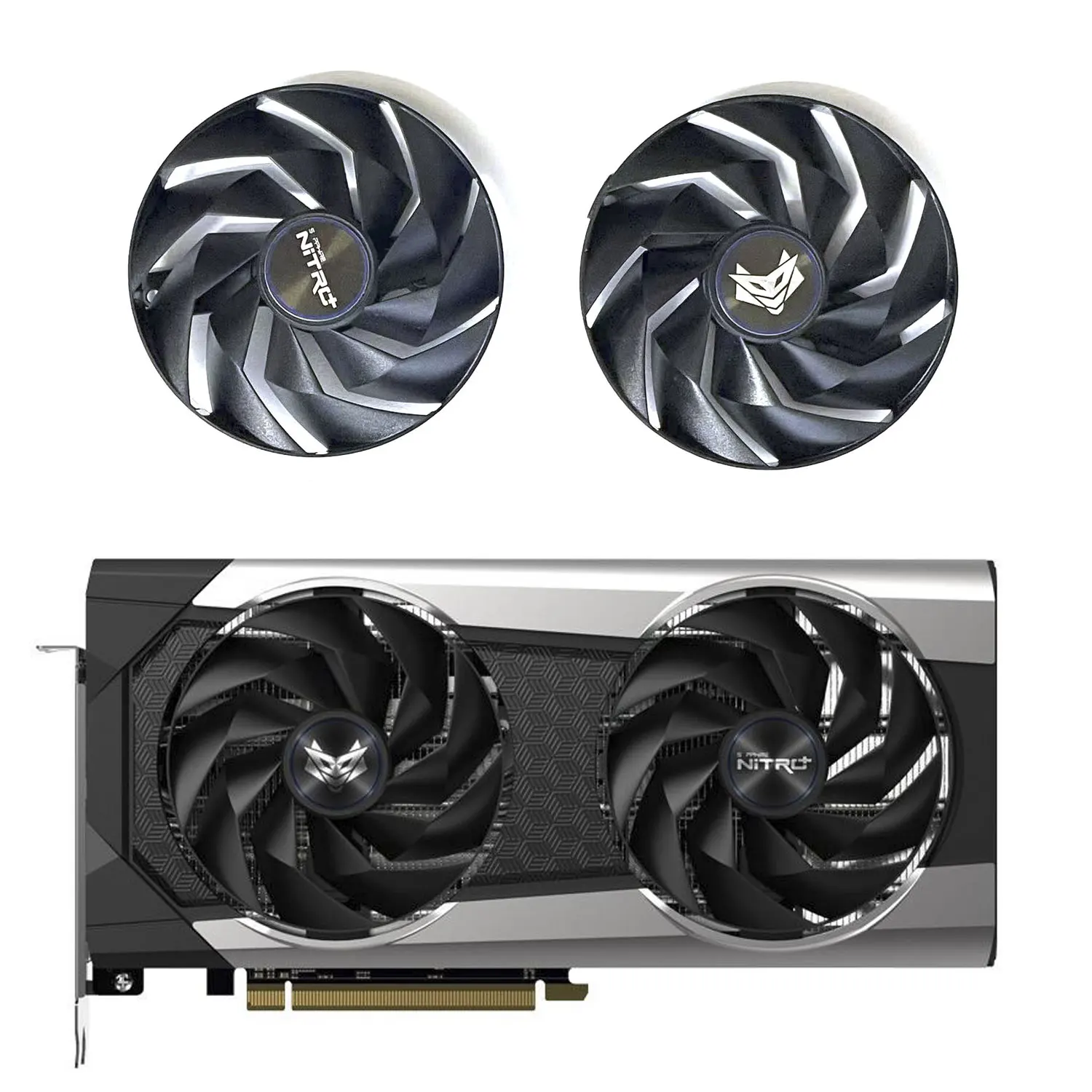 Original FD10015M12D FD10015H2D 95MM GPU fan for SAPPHIRE PULSE AMD Radeon RX 6650 XT graphics card fan