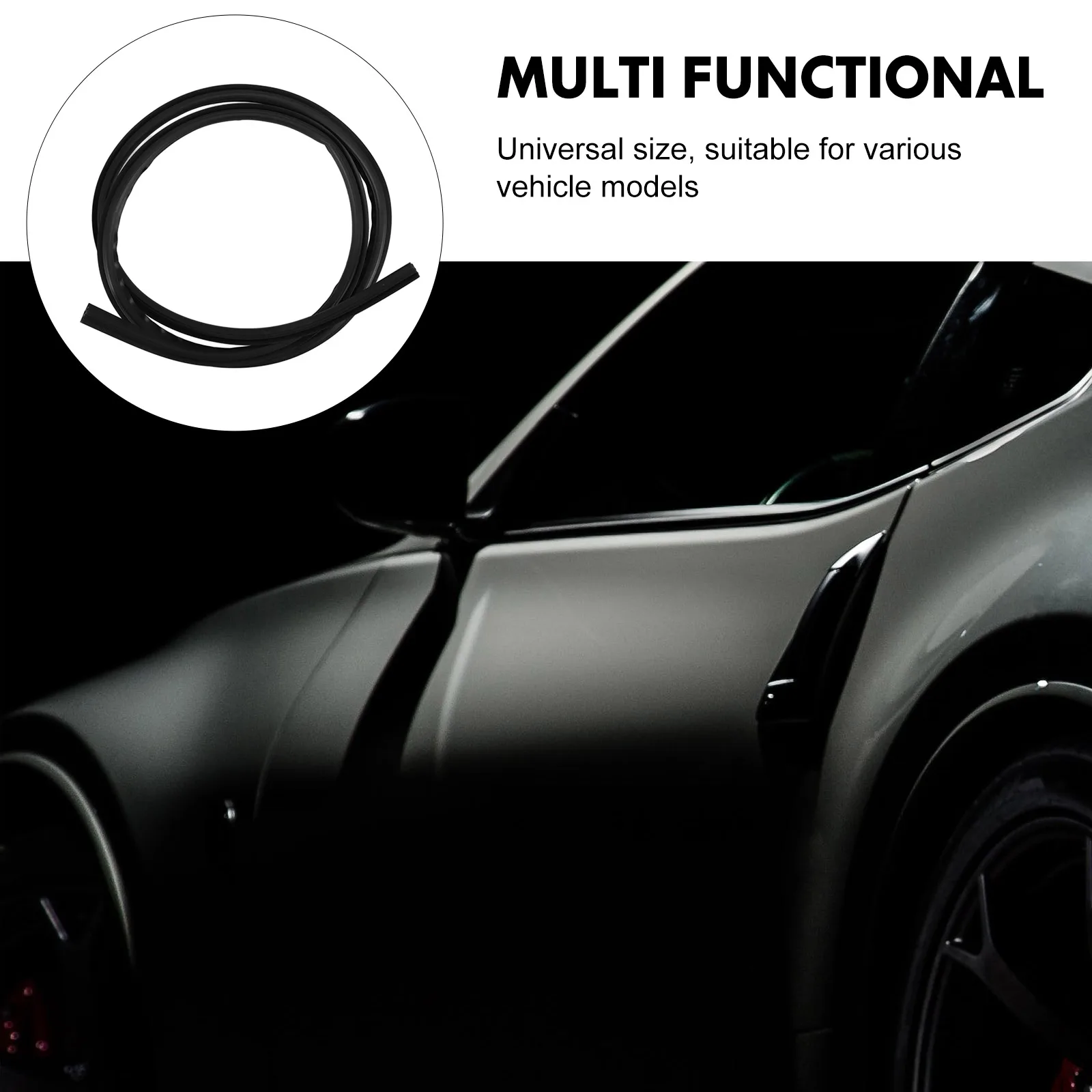 

160cm Dashboard Strip Soundproof Silicone Weather Silicone Weather Stripping Stripping Car Accessories Windshield Insulation