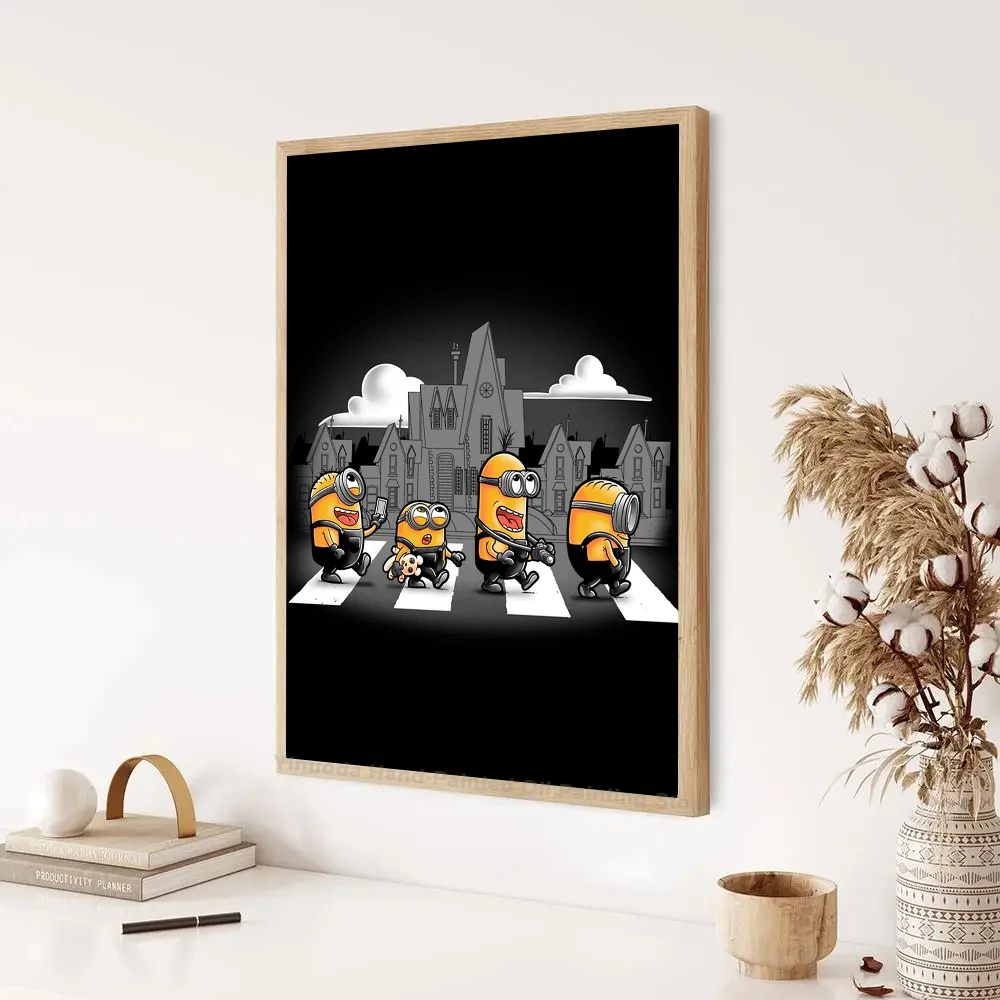 1PC Cartoon Movie Minion Poster Paper Print Home Living Room Bedroom Entrance Bar Restaurant Cafe Art Painting Decoration