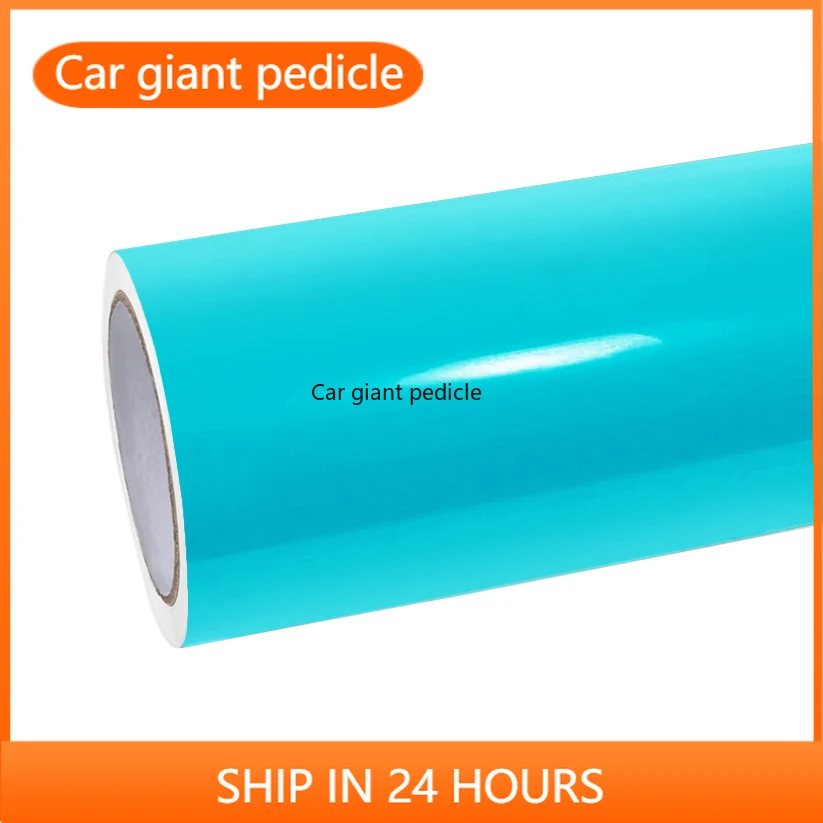 Highest quality Metal Paint Lake Blue vinyl Wrap Film Car Wrap Film Non degumming Non fading quality Warranty 1.52M*17M roll
